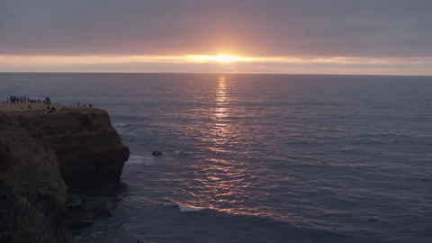 San Diego Sunset Cliffs 21 Stock Footage 276950587