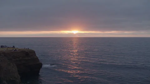 San Diego Sunset Cliffs 22 Stock Footage 276950590