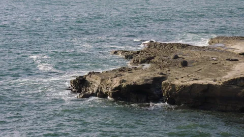 San Diego Sunset Cliffs 4 Stock Footage 276950726