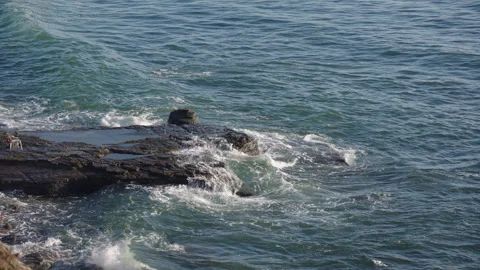 San Diego Sunset Cliffs 6 Stock Footage 276950797