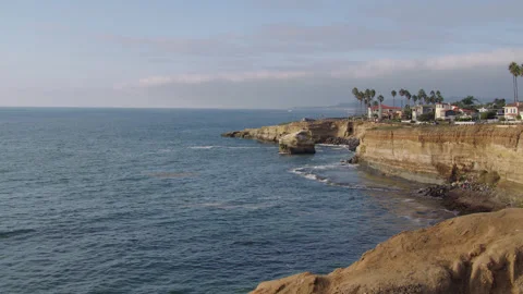 San Diego Sunset Cliffs 8 Stock Footage 276950834