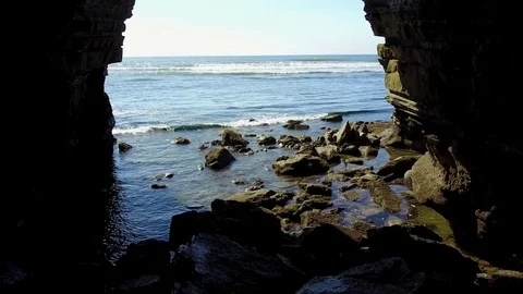 San Diego - Sunset Cliffs - Drone Video Stock Footage 79661830