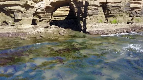 San Diego - Sunset Cliffs - Drone Video Video stock 84289770