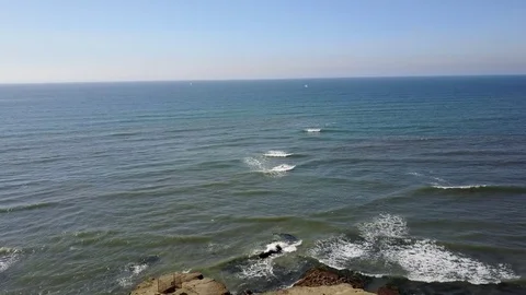 San Diego - Sunset Cliffs - Drone Video Video stock 84290044