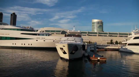San Diego Yaughts Float By Stock Footage 36537461