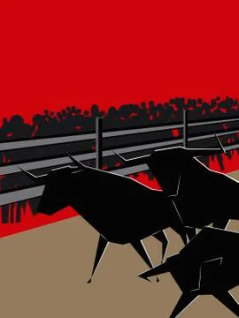 San fermin Stock Illustration