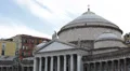 San Francesco di Paola Church Naples Italy Piazza del Plebiscito Main Square Day HD Footage