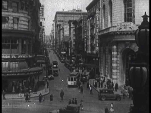 San Francisco in the 1920's Stockbeeldmateriaal 75098172