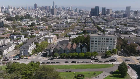 San Francisco Alamo Square 5 Stock Footage 276867775