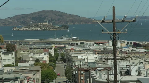 San francisco alcatraz Stock Footage 44949954
