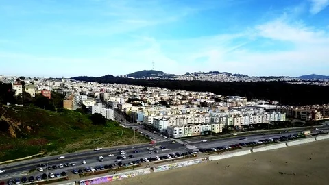 San Francisco Approach 스톡 동영상 75248356