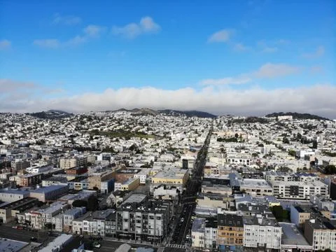 San Francisco ariel Stock Photos