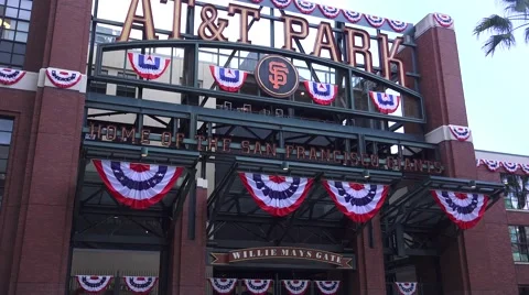 San Francisco Baseball Stadium Stock Footage 48966742
