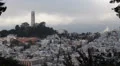 San Francisco Bay Area Skyline, Telegraph Hill Iconic Famous Historic Coit Tower HD Footage