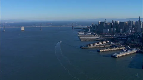 San Francisco Bay Bridge Stock Footage 44673885