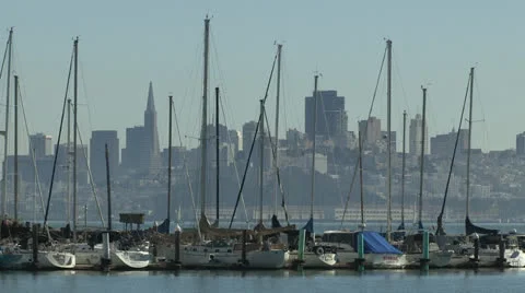 San Francisco Bay Stock Footage 25798066