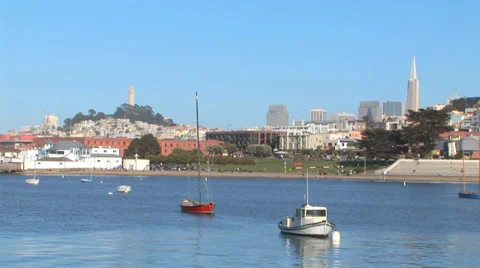 San Francisco Bay Loop Stock Footage 38766394