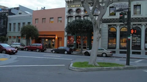 San Francisco Bus Stock Footage 974047