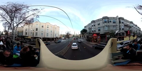 San Francisco on the  bus Stock-Footage 104625738