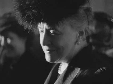 San Francisco, CA - 1945: Unknown woman at SF Conference Stock Footage 229799541