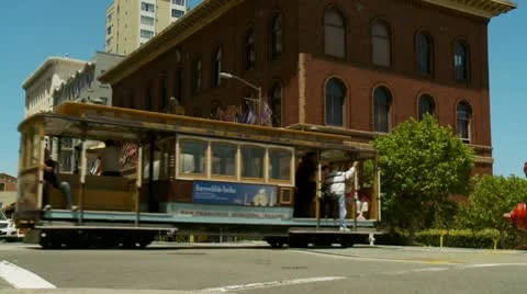 San Francisco Cable Car 06 HD Stock Footage 10762271