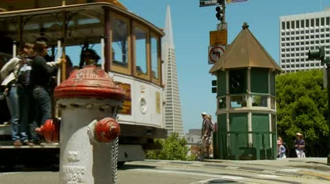 San Francisco Cable Car 07 HD Stock Footage 10762275