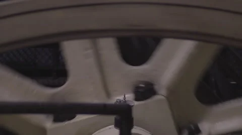 San Francisco Cable Car cable wheels turning in profile extreme close up 스톡 동영상 60725176