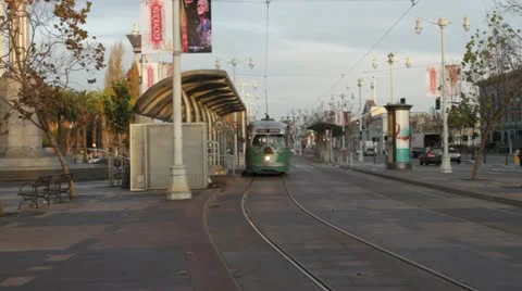 San Francisco Cable Car Stock Footage 22147416
