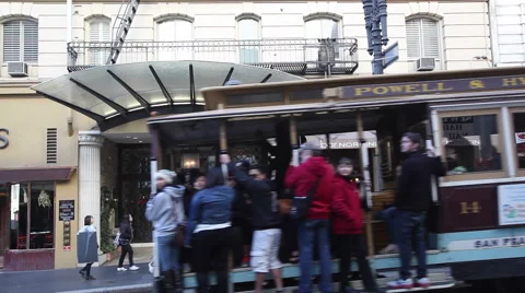 San Francisco Cable Car Stock Footage 54534664
