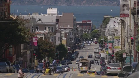 San Francisco Cable Car 動画素材 76031646