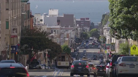 San Francisco Cable car 動画素材 76031819