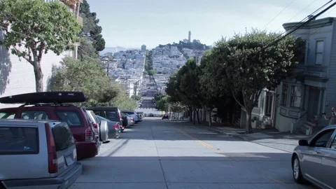 San Francisco City View Stock Footage 75520116