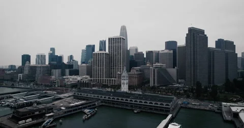 San Francisco on a Cloudy Day Stock Footage 197000000