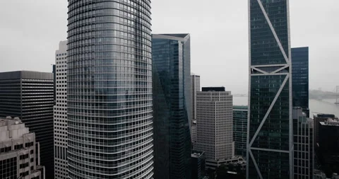 San Francisco on a Cloudy Day Stock Footage 197000902