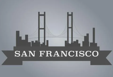 San Francisco concept Stock Illustration