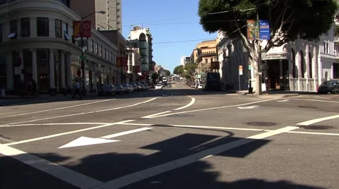 San Francisco Downtown Stock Footage 43147118