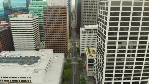 San Francisco Downtown Skyline Stock Footage