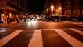 San Francisco Driving Plate 02 Downtown at Night HD Footage