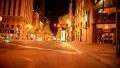 San Francisco Driving Plate 25 Market St at Night HD Footage