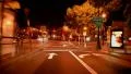 San Francisco Driving Plate 28 Market St at Night HD Footage