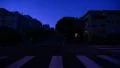 San Francisco Driving Plate 48 Residential Night to Sunrise HD Footage