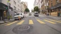 San Francisco Driving Plate Downtown 02 Pine St West at Grant Ave 4k or 4k+ Resolution