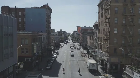 San Francisco Drone - 4K Stock Footage 79923376