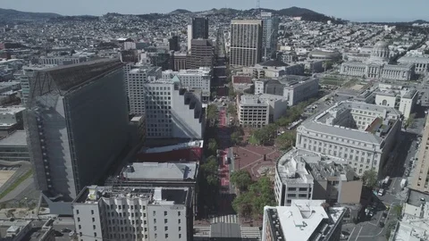 San Francisco Drone - 4K 動画素材 79923778