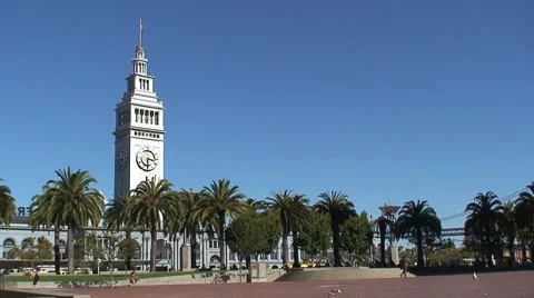 San Francisco Ferry building Stock Footage
