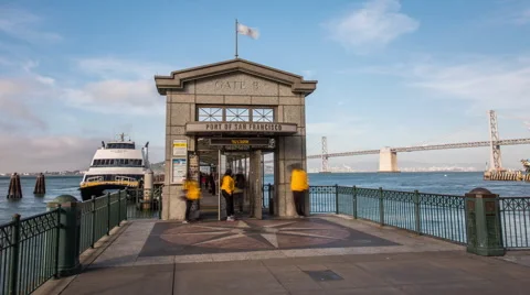San Francisco Ferry Timelapse Vidéo 64597952