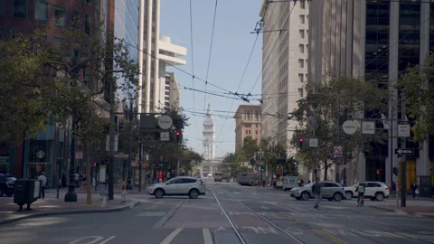San Francisco Ferry Tower 2 Stock Footage 276863093