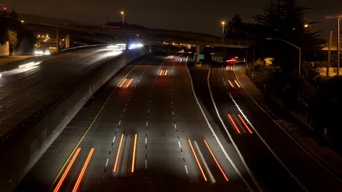 San Francisco Freeway Timelapse Vidéo 98701278