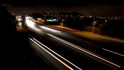 San Francisco Freeway Timelapse Video stock 98707410