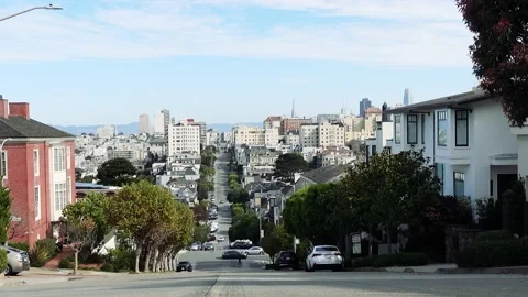 San Francisco Hill Stock Footage 219706080